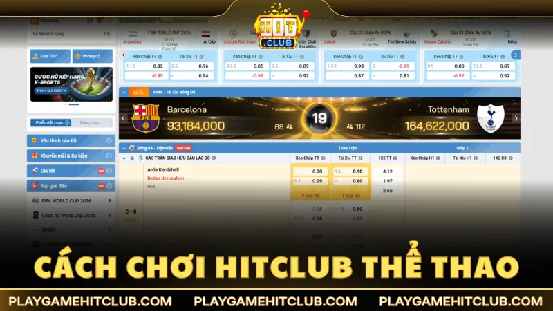 Cách chơi thể thao xanh chín tại HitClub