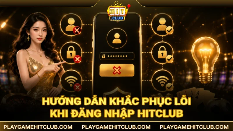 Hướng dẫn khắc phục lỗi thường gặp khi đăng nhập vào HitClub