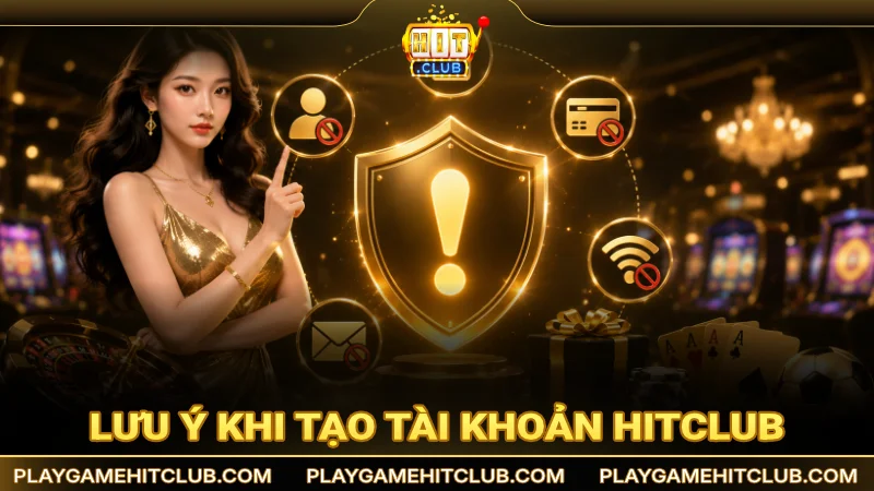 Lưu ý cần nhớ để tạo tài khoản HitClub an toàn